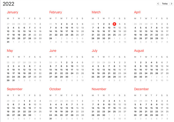 Your Q2 2022 deadlines for the diary