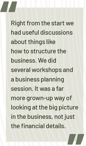 right from the start we had useful discussions